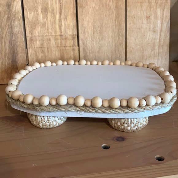 Other - Handmade Oblong Decorative Boho Chic Farmhouse Riser/Tray